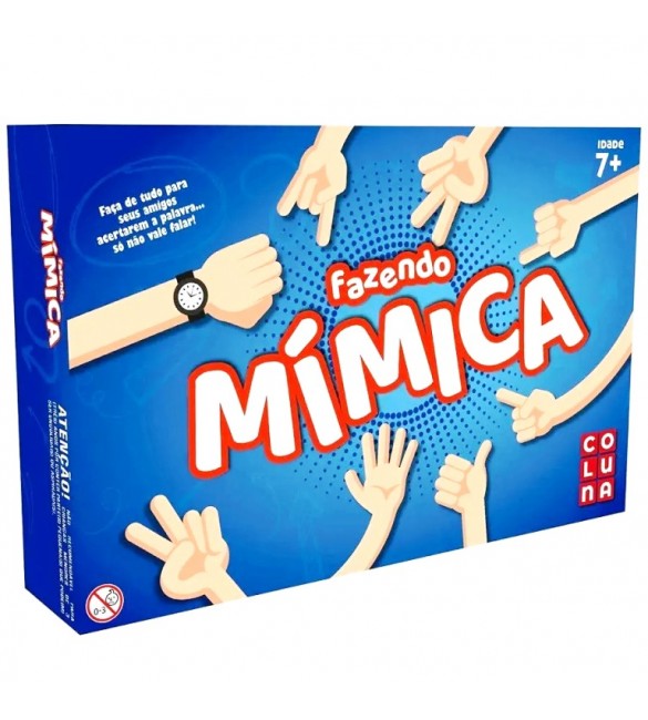 Jogo Tabuleiro Fazendo Mimica  - Coluna